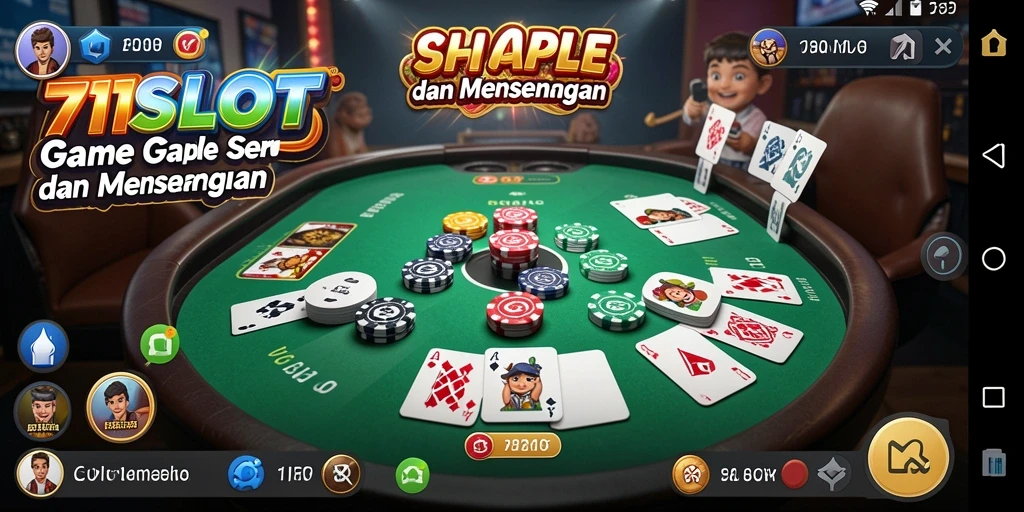 Tangkapan layar gameplay <strong>171SLOT</strong> menunjukkan serunya bermain Gaple.