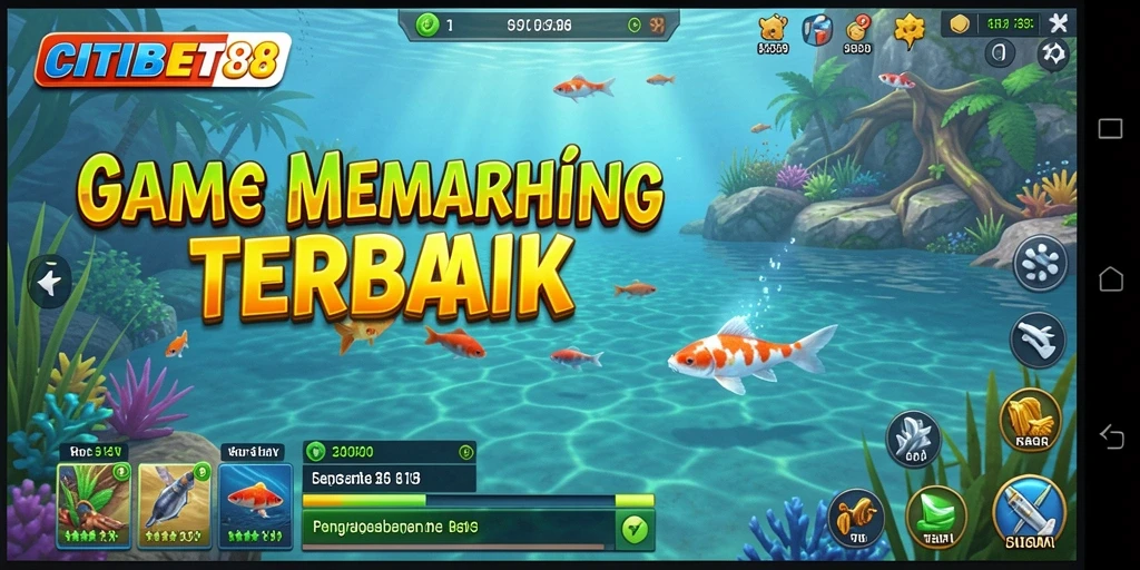 Gameplay seru CITIBET88 dengan berbagai jenis ikan.